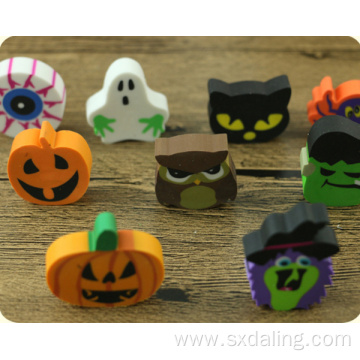 Hot Selling Halloween Design Cute Puzzle Eraser